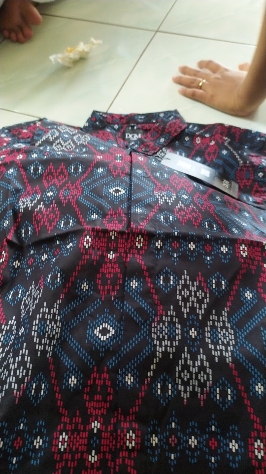 Promo Kemeja Batik Hitam Songket Lengan Panjang Best Seller Batik Songket Premium Pria Casual