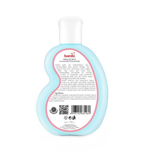 Bambi Baby Oil with Chamomile 100ml