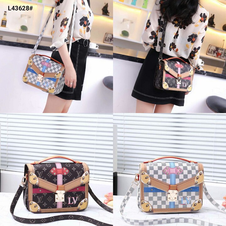 Tas .Lv Louis Vuitton Pochette Metis Trunk L43628  RFV 94  batam impor original fashion branded rese