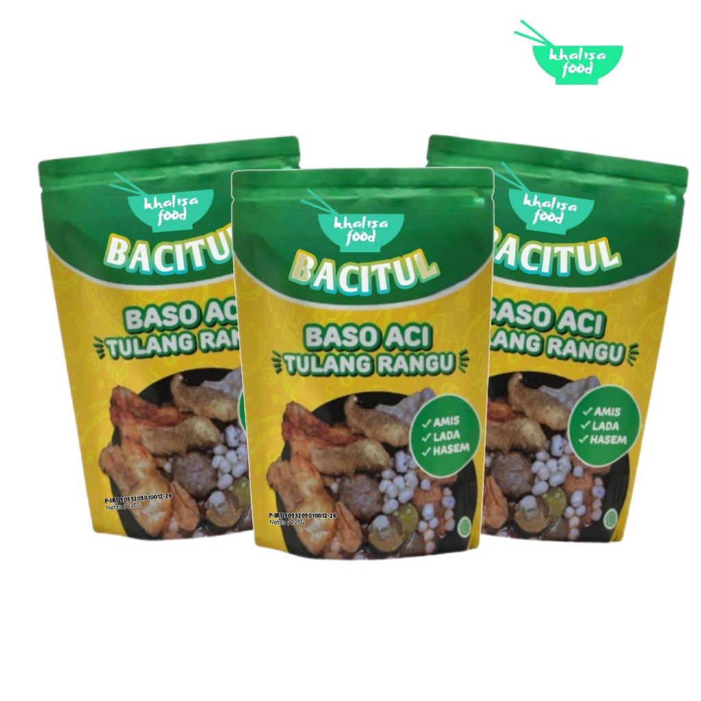 

Khalisa Fodd - Paket Bundling Baso Tulang Bacitul 3pcs