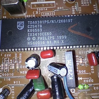 ic tv Sharp tda9381ps/N1/2k0197 baca deskripsi