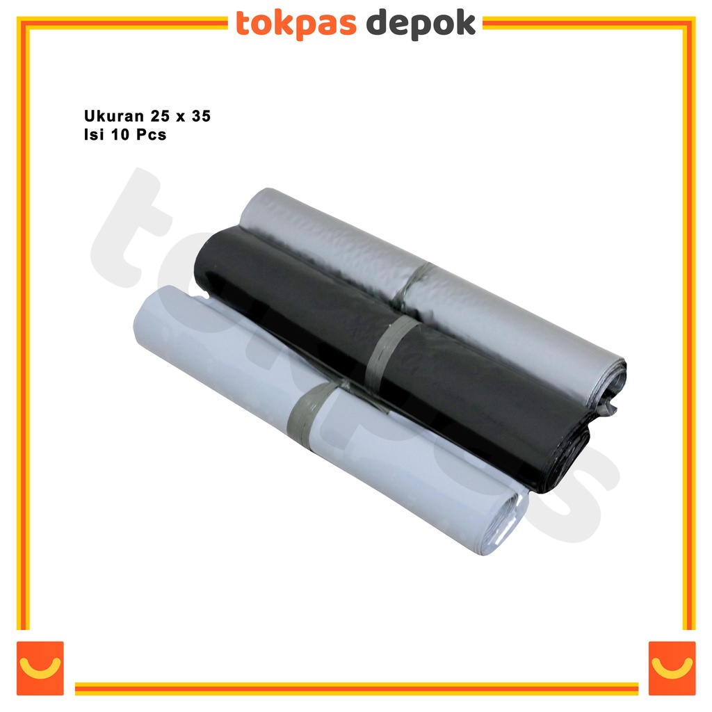 

Plastik Polymailer 25 x 35 Isi 10 pcs Plastik Packing Warna BY-022