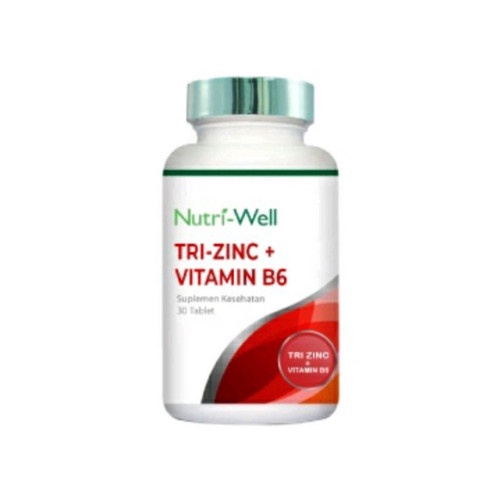 Nutriwell TRI-ZINC VIT B6 isi 30 TABLET