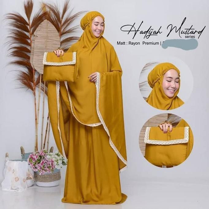 Ori&Terjamin Mukena Khadijah Polos Murah