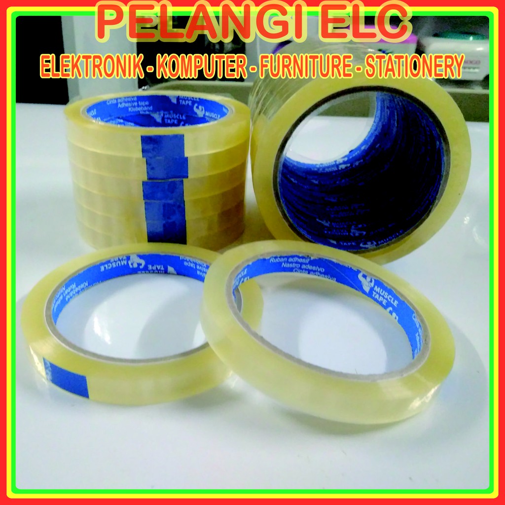 

ISOLASI - SELOTIP - LAKBAN BENING MSE - SZM 1/2-INCH X 72 YARD