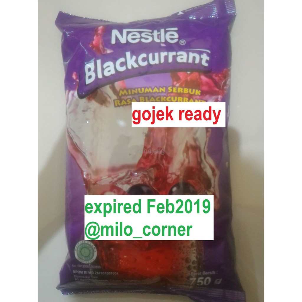 

Nestle Blackcurrant 750gr Stok selalu baru