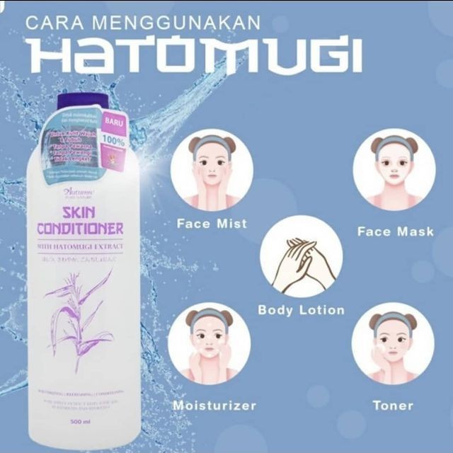 AUTUMN PURE NATURE TONER WITH HATAMUGI EXTRACT 500ML -GC