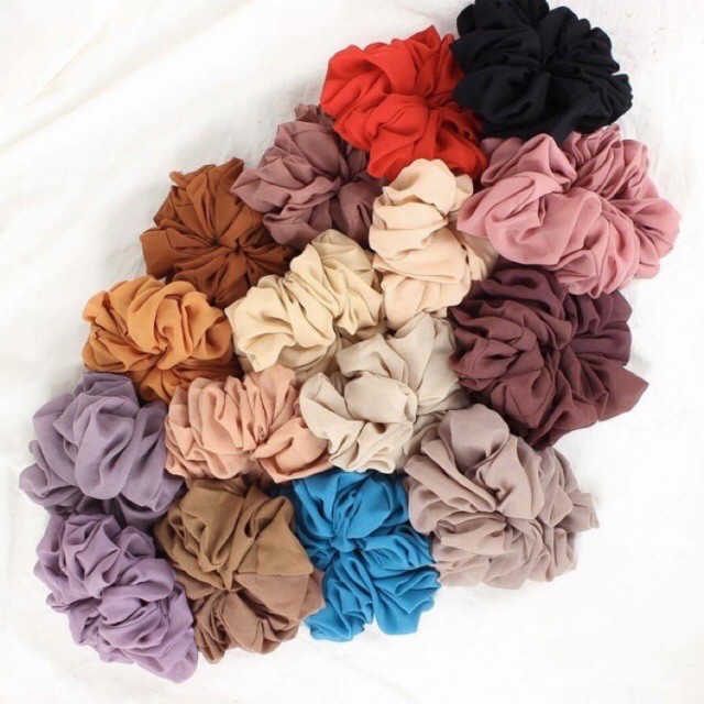 SCRUNCHIE CEPOL RAMBUT WANITA (Penambah Volume Rambut Hijab Wanita)