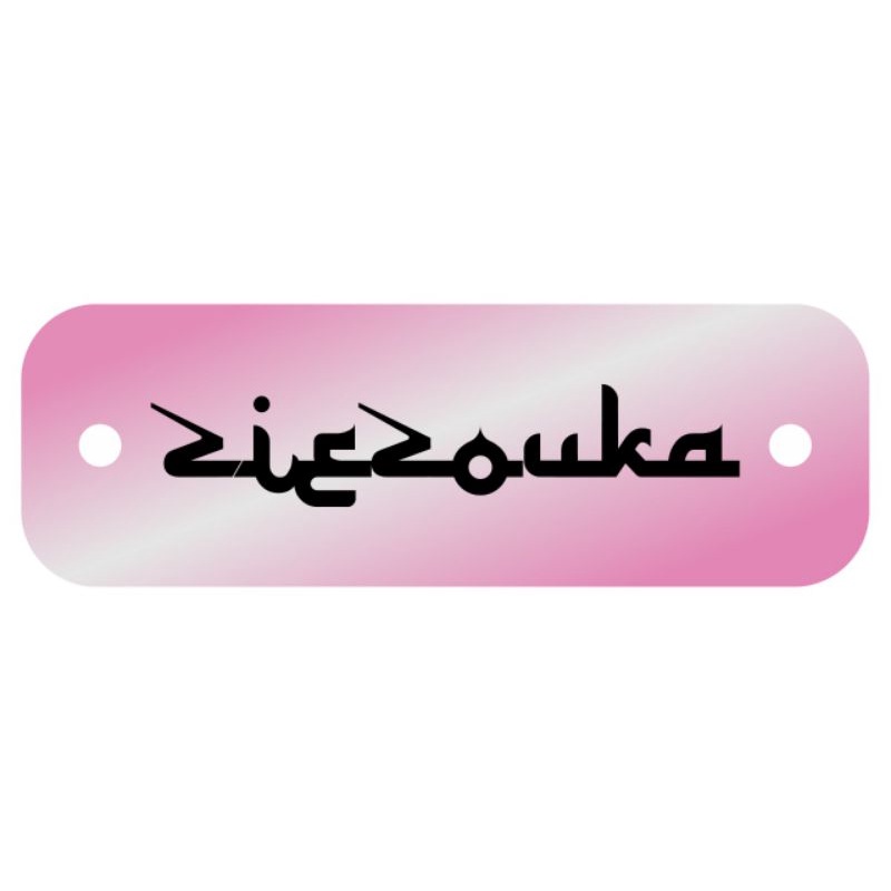 

label akrilik Ziezouka rosegold 50 pcs dan Tina Gallery gold 50 pcs ukuran 1x3 cm