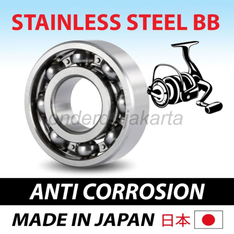 8x14x3.5 laher bearing reel ori japan