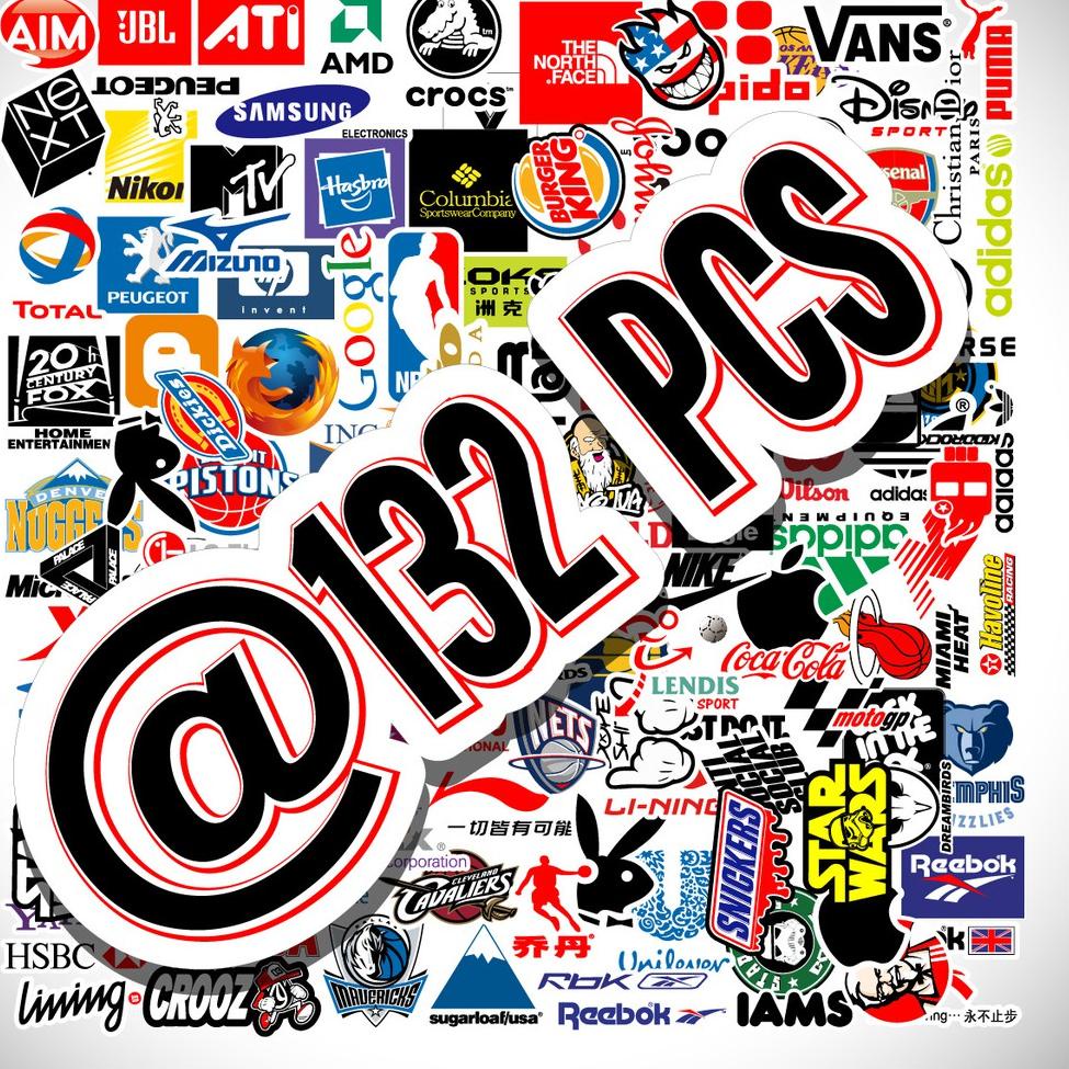 

LANGSUNG CHECKOUT ㊫ [ MAC ] 132 PCS STICKER RANDOM UNTUK LAPTOP CASE TUMBLER ✦