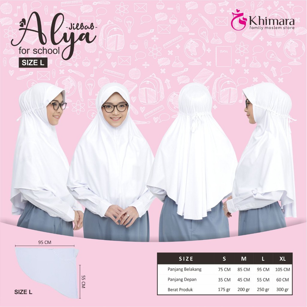 JILBAB ALYA || Hijab For School by Falova