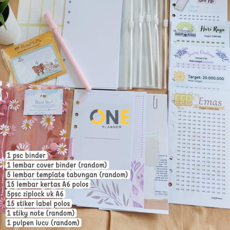 

Best Seller.. PAKET BUDGETING BINDER A6