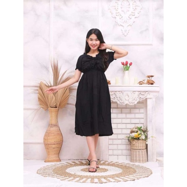 daster serut dada/ daster elsa polos