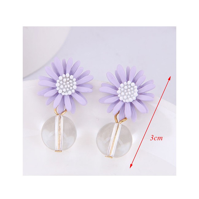 LRC Anting Tusuk Fashion Chrysanthemum Earring A58447