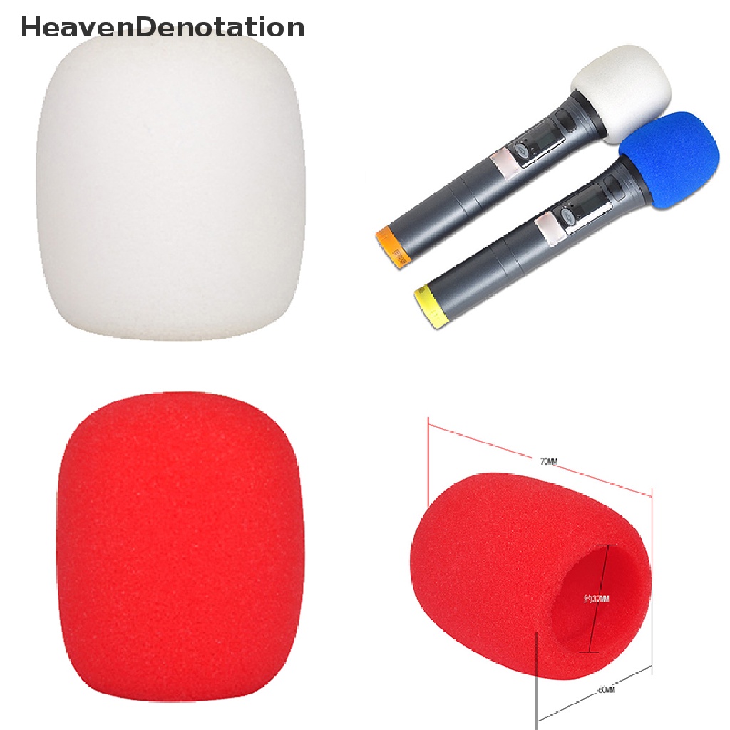 [HeavenDenotation] 10 Colors Handheld Microphone Mic Grill Windshield Wind Shield Sponge Foam Cover