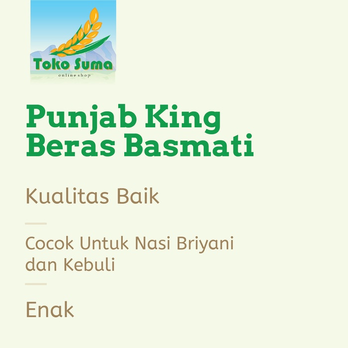 

540ffiepp Punjab King Beras Basmati 5Kg 244Q40112