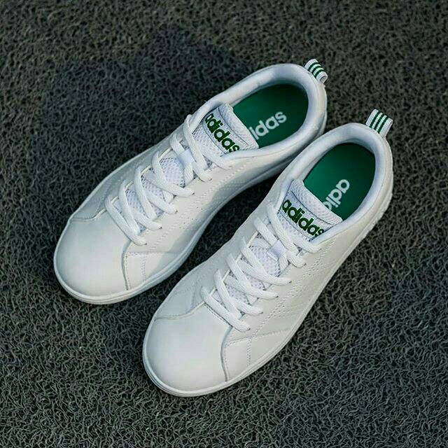 Adidas Neo Advantage Clean White Green Original