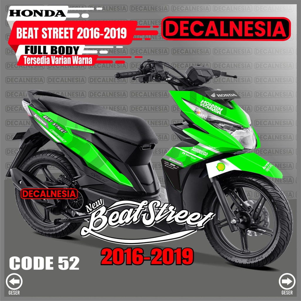 Jual Decal Sticker Beat Street 2018 2019 Old Full Body Motor Honda