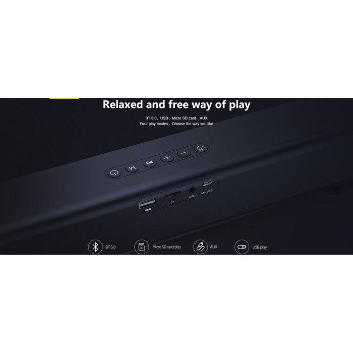 Soundbar Mifa K3 TWS Bluetooth Speaker Stereo TV