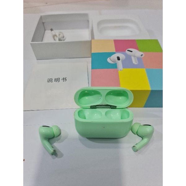airpods pro bluetooth earphone handsfree mega bass bluetooth bekas