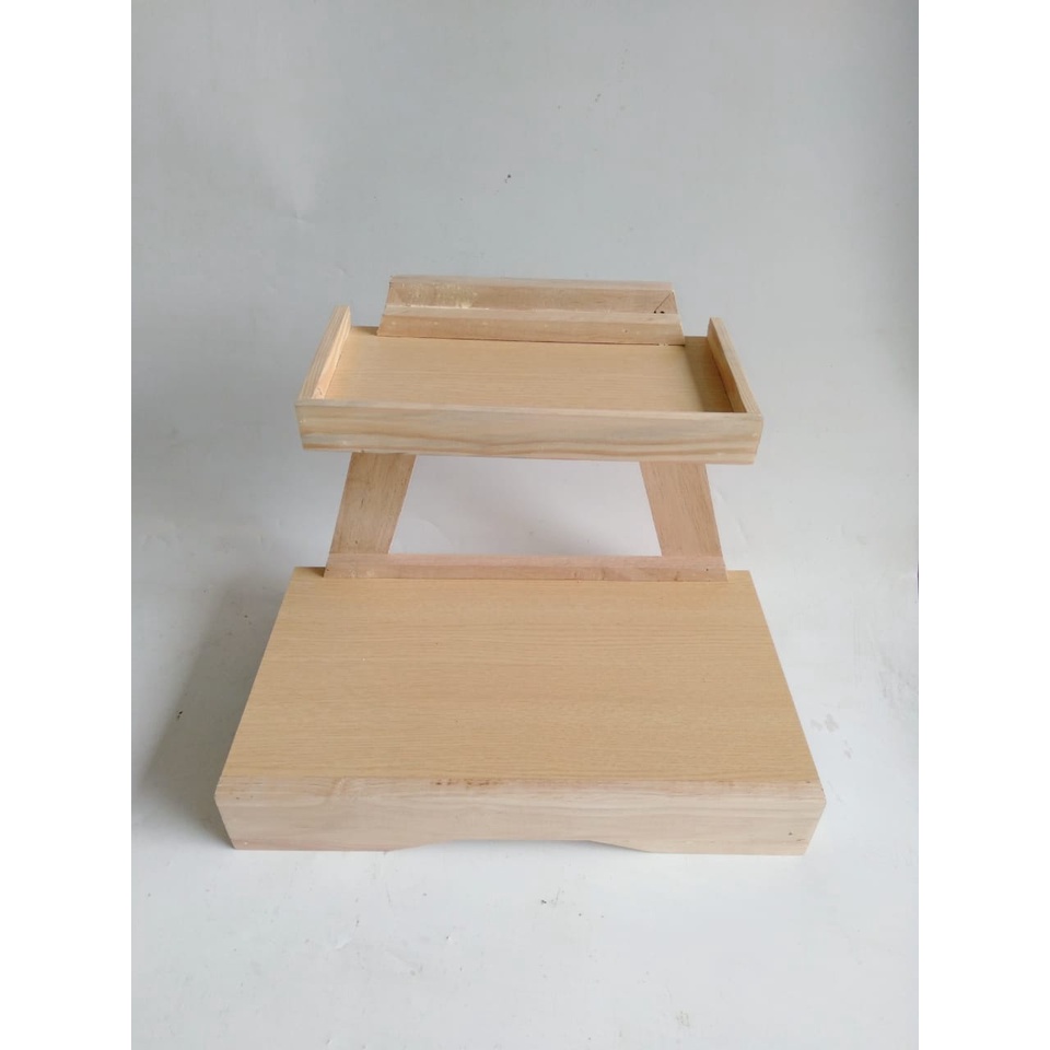 Rak make up/RAK ORGINIZER/RAK SUSUN KAYU/RAK MAKE UP/RAK DAPUR