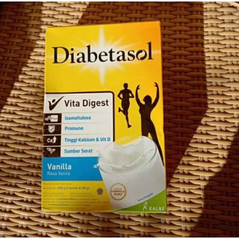 

Susu Diabetasol 570 gram kemasan baru