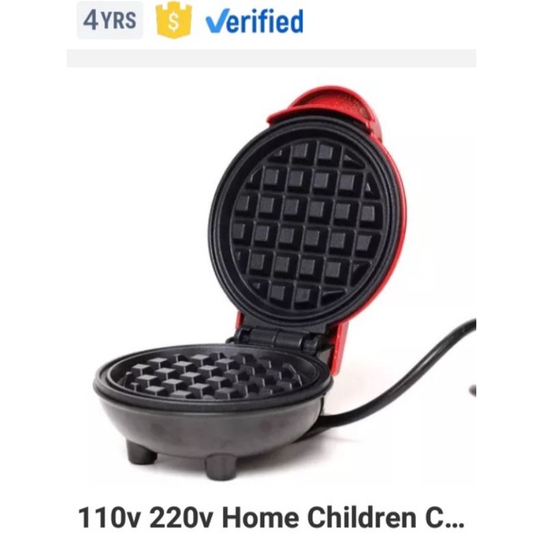 Mesin pembuat Waffle, Martabak, Sandwiches (Dash Mini  Waffle Maker)