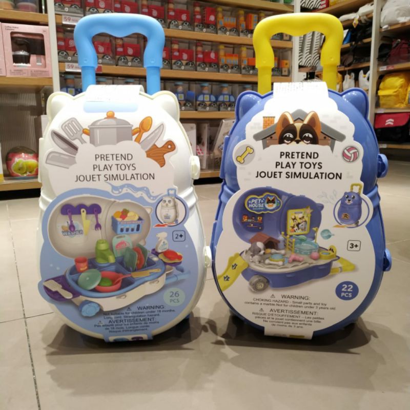 MINISO Mainan Anak Alat Dapur Kitchen Rumah Role Play Toys Set Alat Masak Masakan Mini