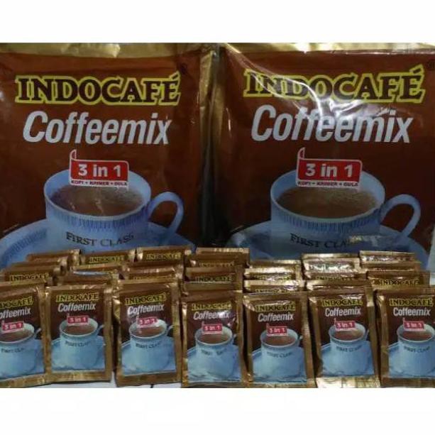 

New Kopi Indocafe Coffeemix 3 in 1 renceng/renteng 10x20gr / Indocafe Coffemix
