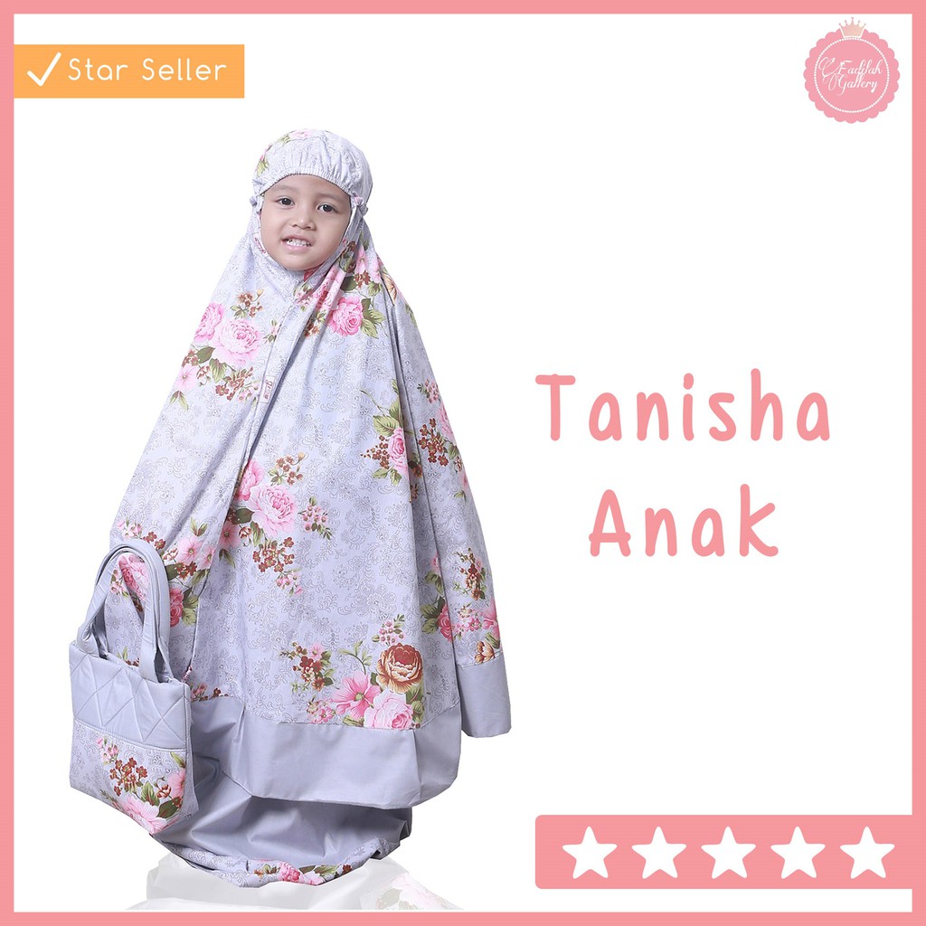 Mukena Anak Katun Tanisha Murah – Mukena Murah Motif By Fadilah Gallery