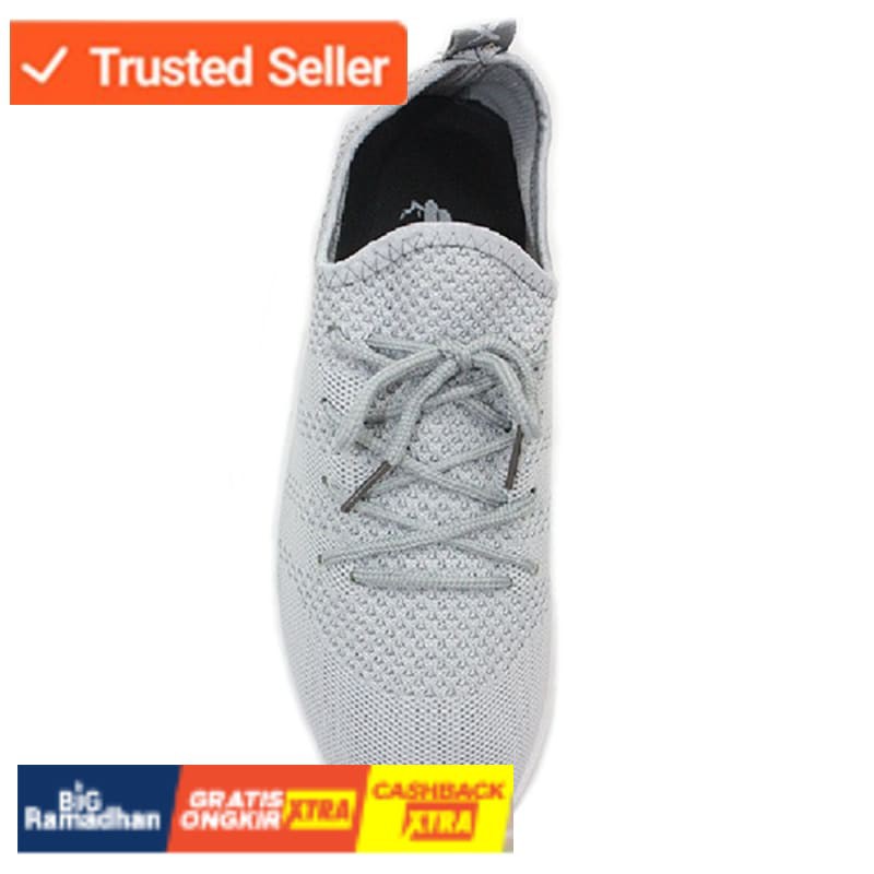 SNEAKERS COWOK HITAM BIRU MISTY  Dr. Kevin Sepatu Sport Pria Men Sneakers Shoes 13374 - Grey