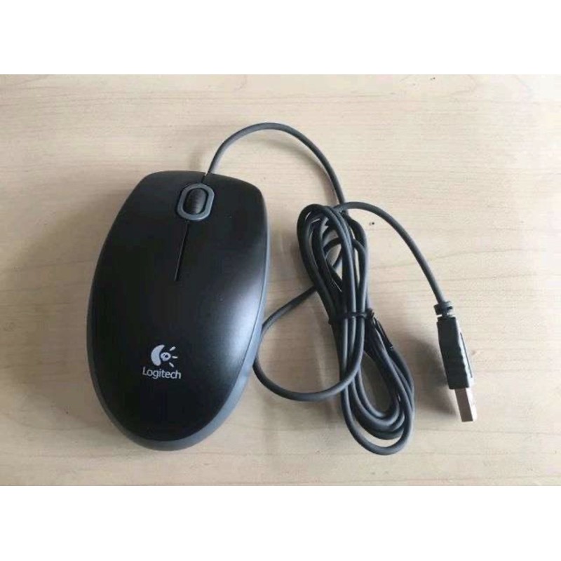 MOUSE LOGITECH WIRED OPTICAL MOUSE USB KABLE LIKE NEW