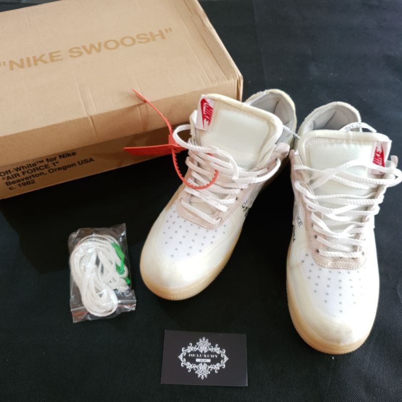 Nike X OFF WHITE Air Force 1 Low Sneakers Sepatu Pria PK GOD ORIGINAL BEST QUALITY