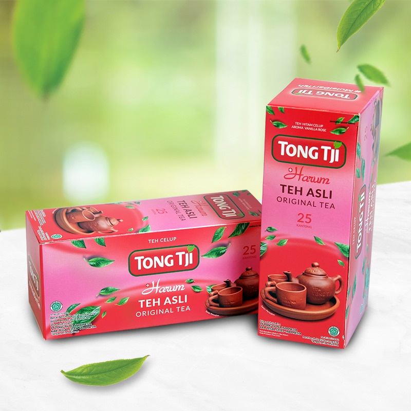 Tong Tji Extra Harum non Amplop 25s, Teh Celup per Karton isi 50 pack