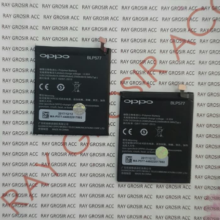 Baterai Original OPPO Mirror 5 Neo 7 , R3 , A51 BLP-577 BLP577