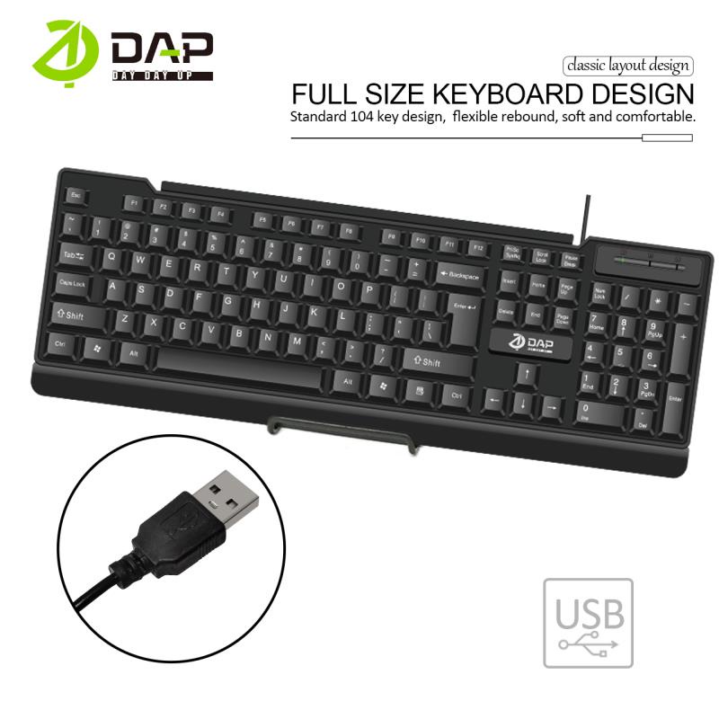 DAP Portable Mini Multimedia Keyboard D-M8171 High-Speed Universal Ser