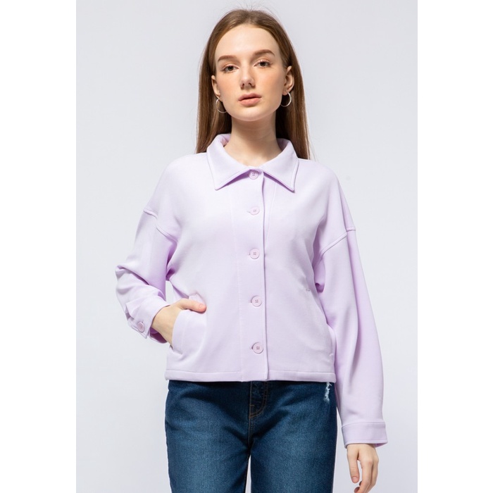 The Executive Jersey Relaxed Jacket 5-Jkkkey121F043 Dusty Pink - Dusty Pink, S Diskon