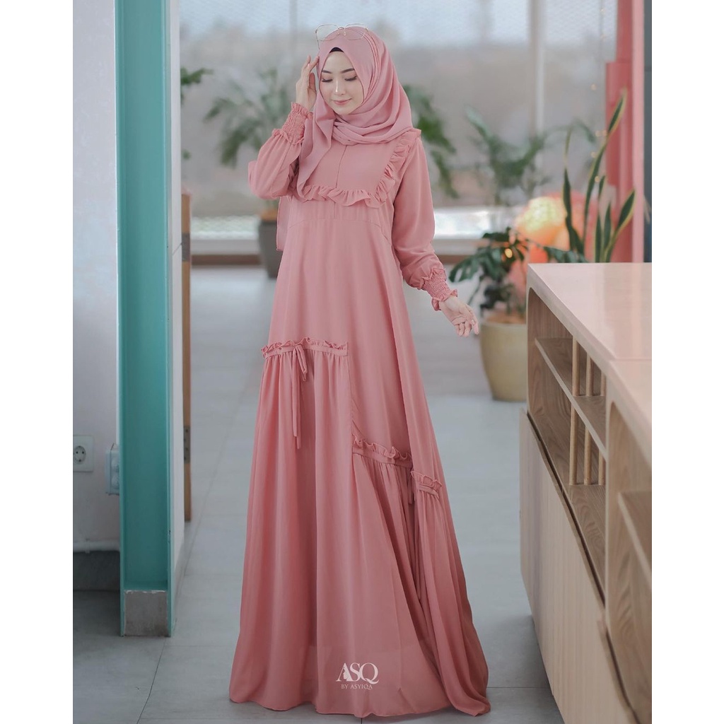 GAMIS CERUTY BABYDOLL POLOS PITA GAMIS SAYR'I  GAMIS KONDANGAN  GAMIS OOTD TERBARU