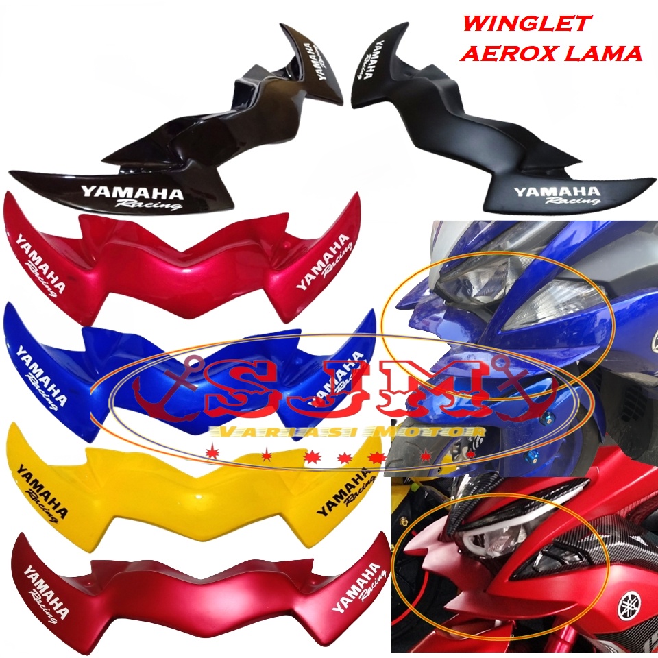 WINGLET YAMAHA AEROX 155CC WINGLET YAMAHA AEROX 155 CC LAMA OLD