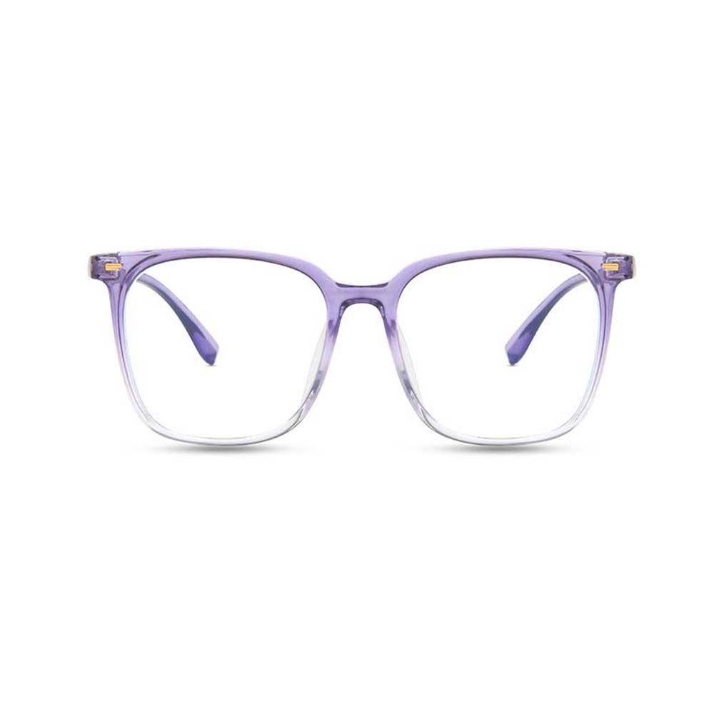 Mxbeauty Kacamata Anti Radiasi Elegan Fashion Warna Warni Ukuran Besar Lensa Bening Square Women Glasses