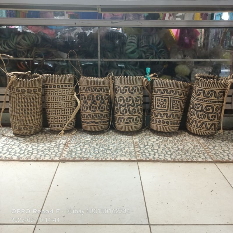 [TALI RANSEL] TAS ANJAT ROTAN TAS ANYAMAN KHAS KALIMANTAN UKURAN BESAR