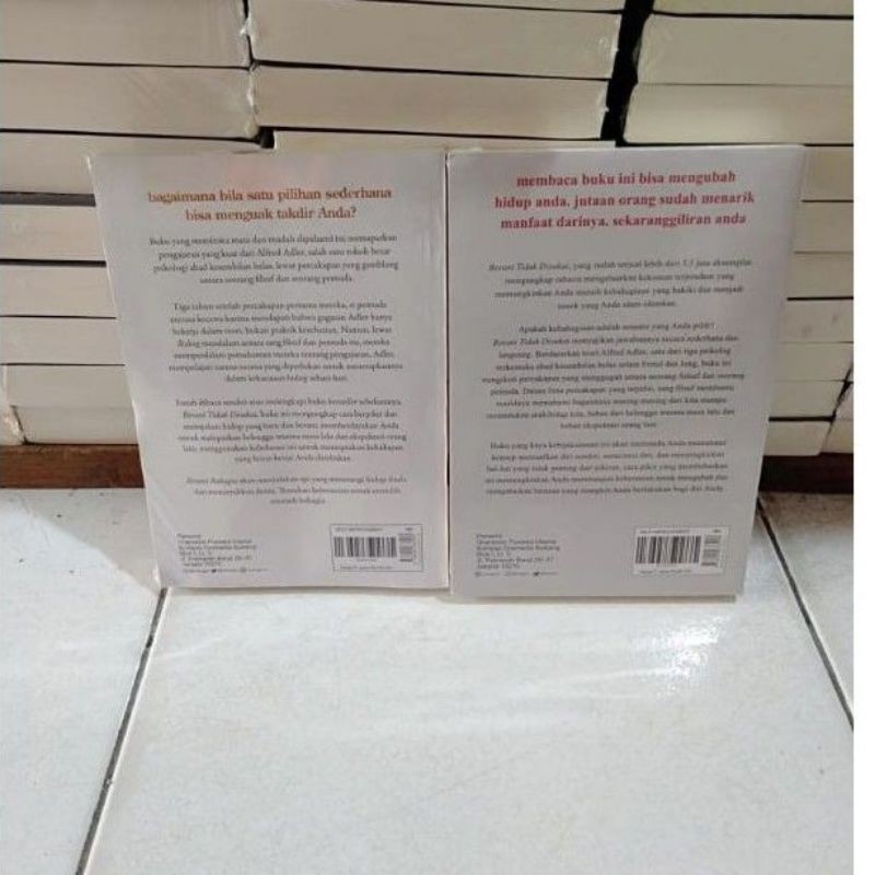 1 PAKET 2 BUKU BEST SELLER MOTIVASI ICHIRO KISHIMI &FUMITAKE KOGA KERTAS BOOKPAPER-1