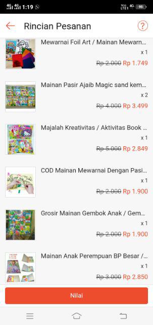 Grosir Mainan Gembok Anak / Gembok Unik Set Dengan Kunci
