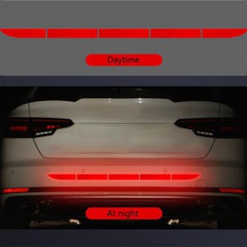 STIKER BUMPER Car Reflective Sticker Arrows Pattern Warning Decals For Motorcycle Auto Tail Bar Bump