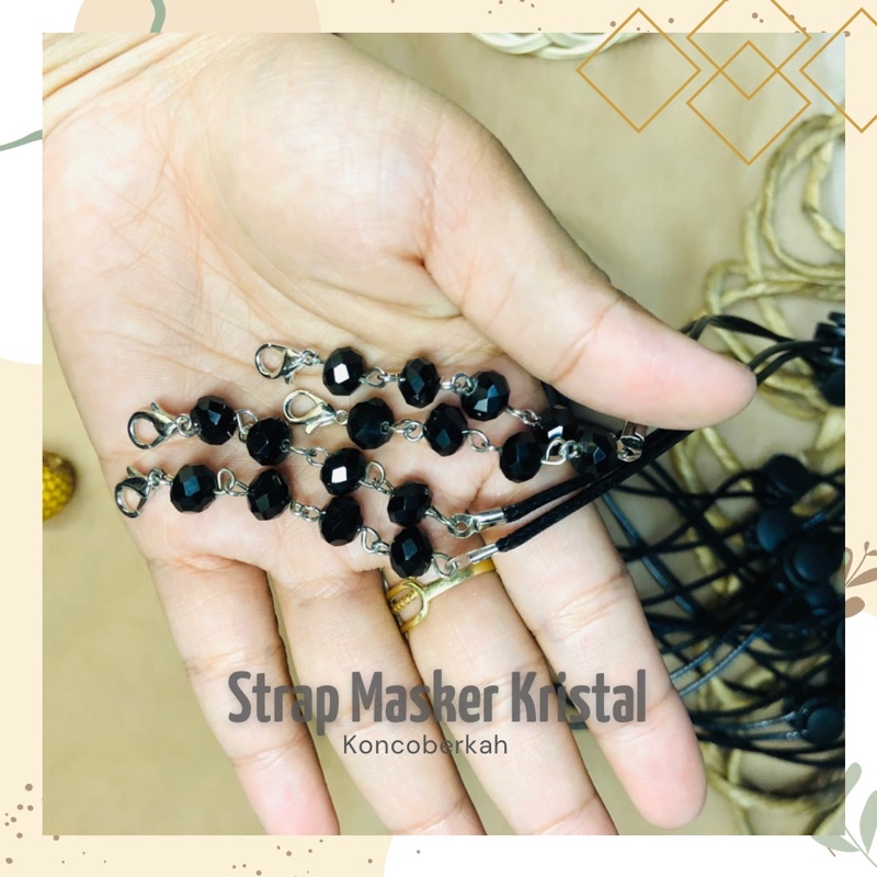KONEKTOR MASKER KRISTAL MUTIARA 2in1 / KONEKTOR MASKER