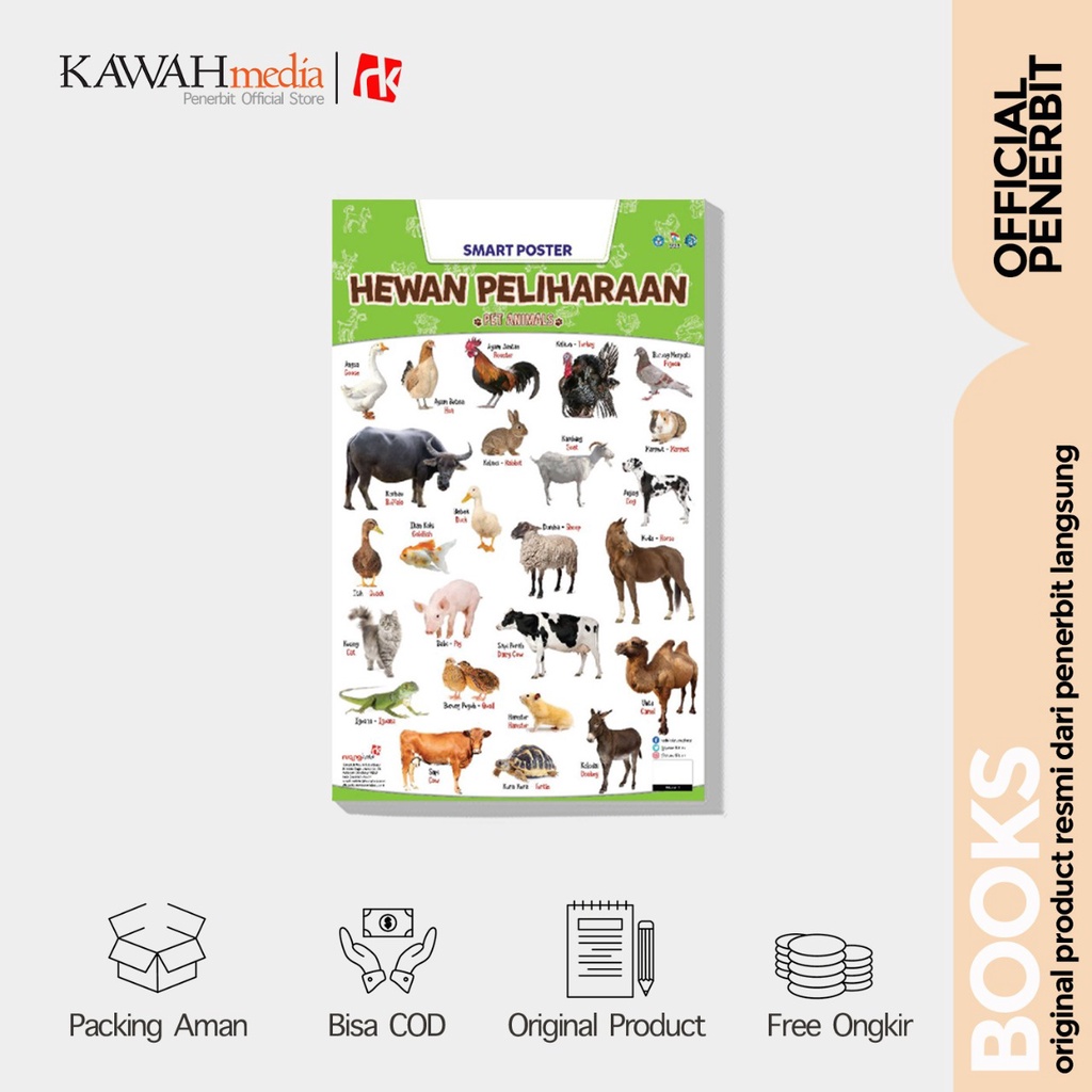 Smart Poster Hewan Peliharaan Ruangkata KAwah Media