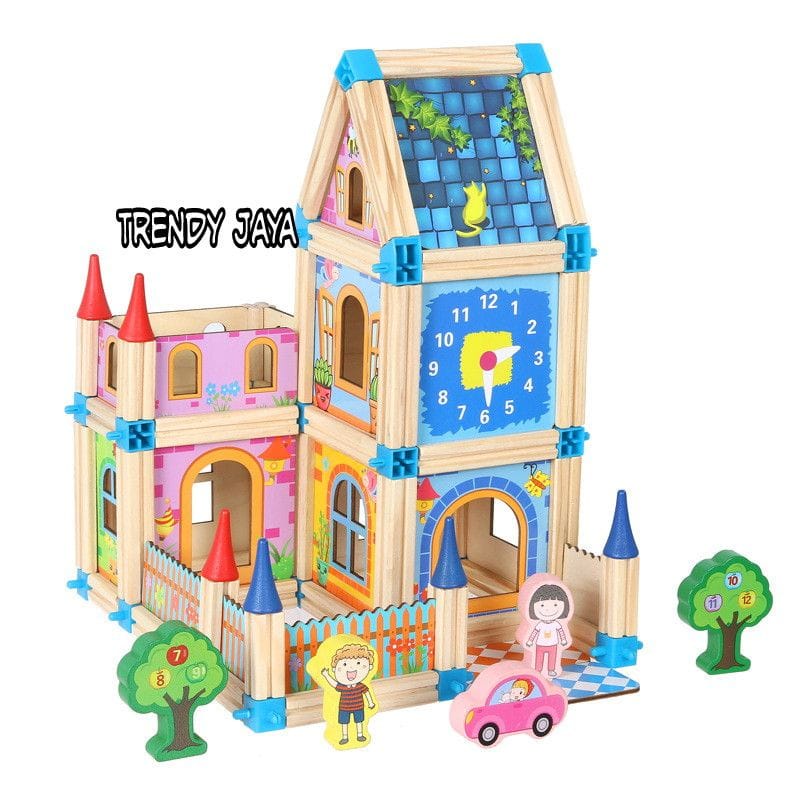 Puzzle 3D Master Of Architecture 128 Pcs Building Block Toys