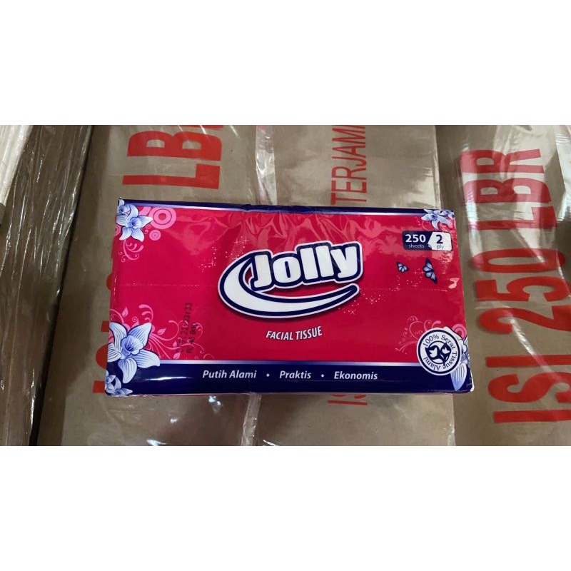 Tissue termurah JOLLY 250 sheets 2 ply