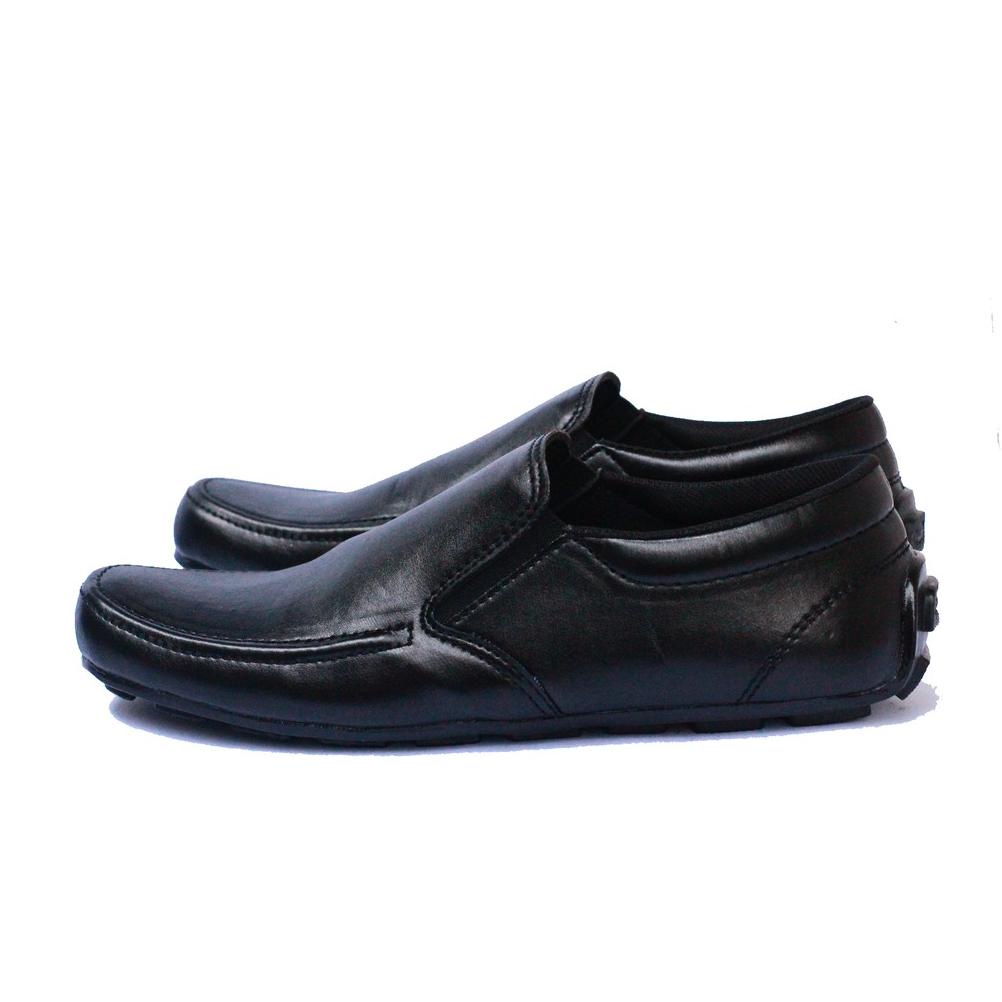Sepatu Kantor Pria / Sepatu Resmi Pesta / Sepatu Pria Loafer Slip On Size 44 Dan 45 Big Size